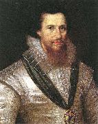 Marcus Gheeraerts Robert Devereux, Earl of Essex Sweden oil painting artist